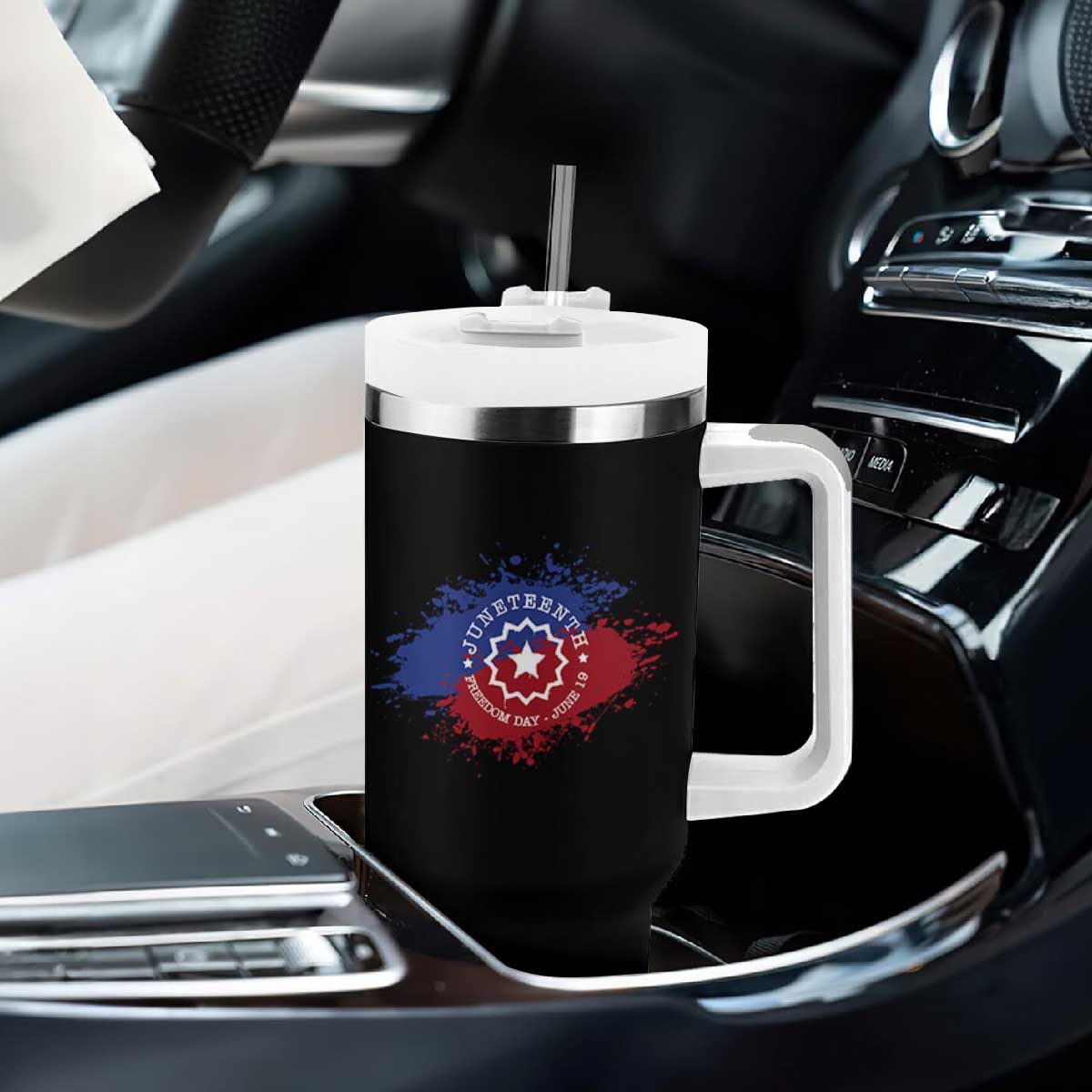 Juneteenth Freedom Day June 19 1865 Tumbler With Handle Juneteenth Flag TS11 Print Your Wear
