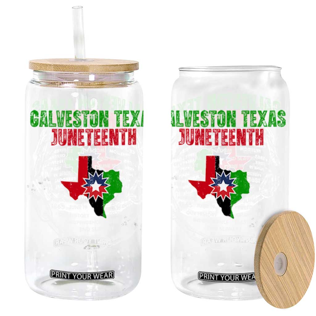 Juneteenth Galveston Texas Glass Can Break The Chain Freedom Since 1865 TS11 Black Print Your Wear