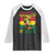 Juneteenth Is My Independence Day 160 Years Of Freedom Raglan Shirt TS11 Black White Print Your Wear