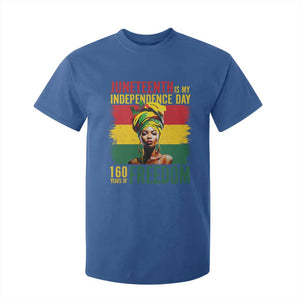 Juneteenth Is My Independence Day 160 Years Of Freedom T Shirt For Kid TS11 Royal Blue Print Your Wear