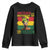 Juneteenth Is My Independence Day 160 Years Of Freedom Youth Sweatshirt TS11 Black Print Your Wear