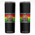 Juneteenth Is My Independence Day Skinny Tumbler Bold Afro Liberation Pan-African Flag TS02 Black Print Your Wear