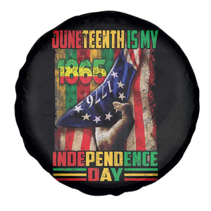 Juneteenth Is My Independence Day Spare Tire Cover Black Pride American Flag TS11 Print Your Wear