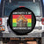 Juneteenth Is My Independence Day Spare Tire Cover Bold Afro Liberation Pan-African Flag TS02 No hole Black Print Your Wear