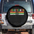 Juneteenth Spare Tire Cover Black History Culture Excellence Respect Retro Vintage TS10 No hole Black Print Your Wear