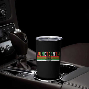 Juneteenth Tumbler Cup Black History Culture Excellence Respect Retro Vintage TS10 Print Your Wear