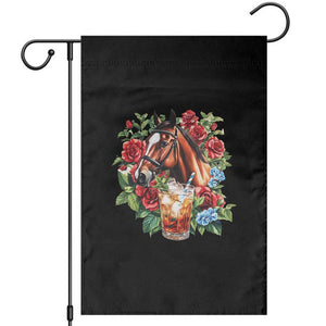 Ky Derby Day Party Garden Flag Mint Juleps and Roses Horse Racing TS02 Black Print Your Wear