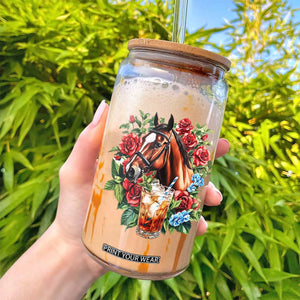 Ky Derby Day Party Glass Can Mint Juleps and Roses Horse Racing TS02 Print Your Wear