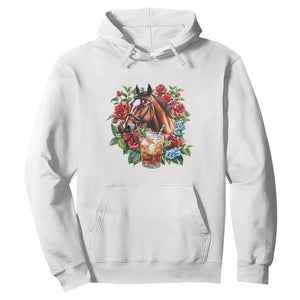 Ky Derby Day Party Hoodie Mint Juleps and Roses Horse Racing TS02 White Print Your Wear