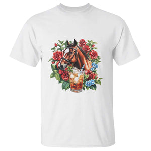 Ky Derby Day Party T Shirt Mint Juleps and Roses Horse Racing TS02 White Print Your Wear