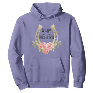 Ky Derby Horse Racing Hoodie Horses and Roses TS02 Violet Print Your Wear