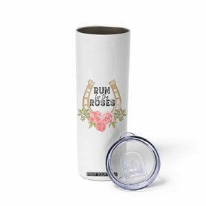 Ky Derby Horse Racing Skinny Tumbler Horses and Roses TS02 Print Your Wear