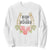 Ky Derby Horse Racing Sweatshirt Horses and Roses TS02 White Print Your Wear