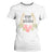 Ky Derby Horse Racing T Shirt For Women Horses and Roses TS02 White Print Your Wear