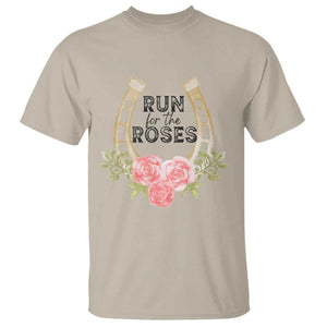 Ky Derby Horse Racing T Shirt Horses and Roses TS02 Sand Print Your Wear