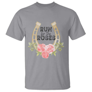 Ky Derby Horse Racing T Shirt Horses and Roses TS02 Sport Gray Print Your Wear