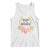 Ky Derby Horse Racing Tank Top Horses and Roses TS02 White Print Your Wear