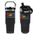 LGBTQ Be A Decent Human Its Not That Hard Flip Straw Tumbler Rainbow Hearts TS11 One Size: 30 oz Black Print Your Wear