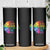 LGBTQ Be A Decent Human Its Not That Hard Skinny Tumbler Rainbow Flower TS11 Print Your Wear