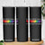 LGBTQ Be A Decent Human Its Not That Hard Skinny Tumbler Rainbow Hearts TS11 Print Your Wear