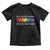 LGBTQ Be A Decent Human Its Not That Hard Toddler T Shirt Rainbow Hearts TS11 Black Print Your Wear