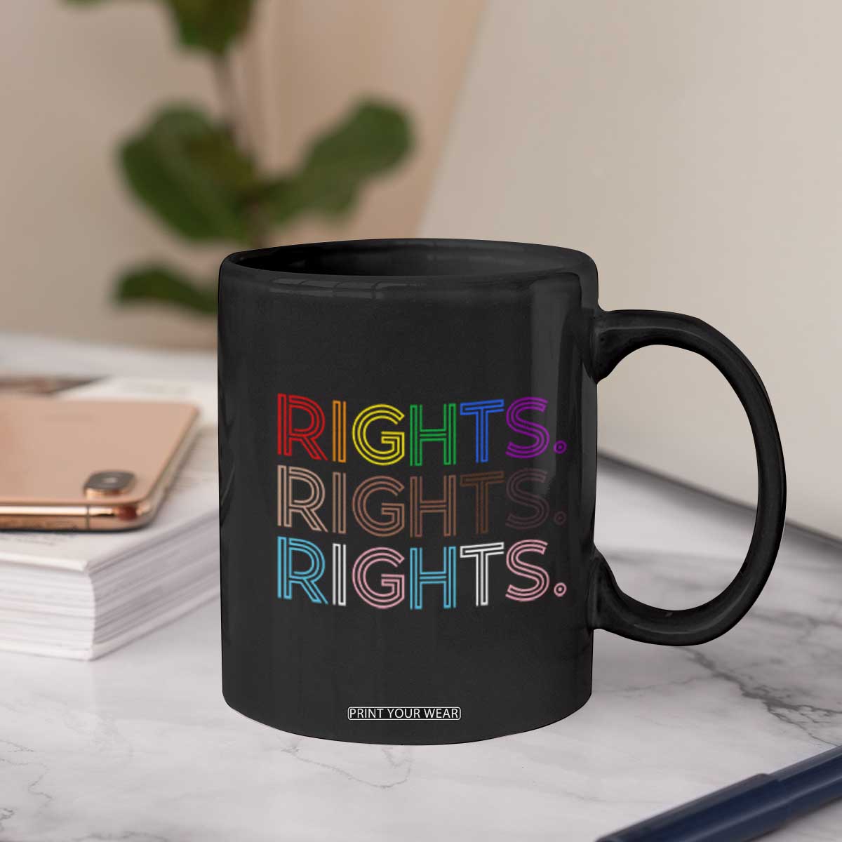 LGBTQ Trans Rights Coffee Mug Social Justice Equality Human Rights TS10 Print Your Wear