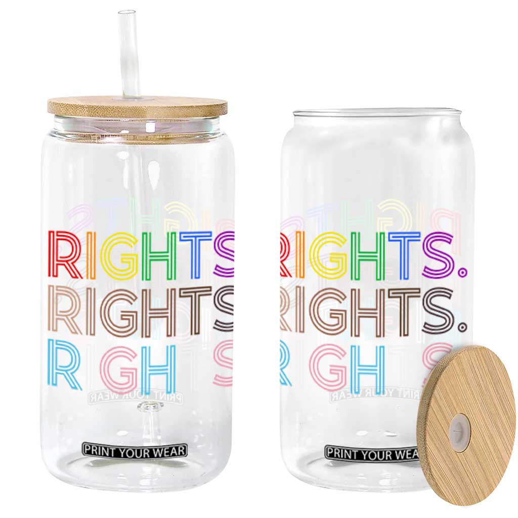 LGBTQ Trans Rights Glass Can Social Justice Equality Human Rights TS10 Black Print Your Wear