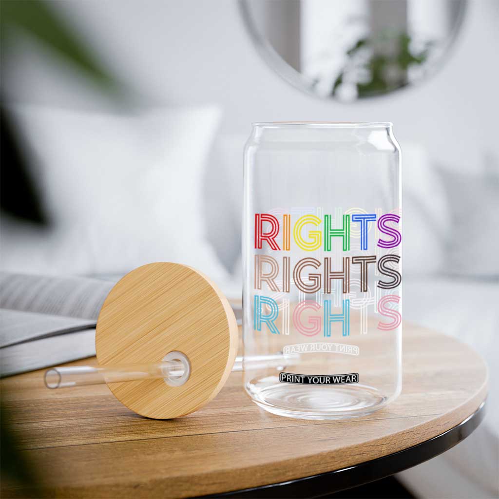 LGBTQ Trans Rights Glass Can Social Justice Equality Human Rights TS10 Print Your Wear