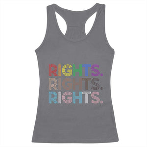LGBTQ Trans Rights Racerback Tank Top Social Justice Equality Human Rights TS10 Charcoal Print Your Wear