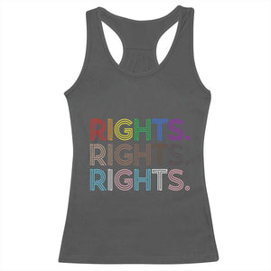 LGBTQ Trans Rights Racerback Tank Top Social Justice Equality Human Rights TS10 Dark Heather Print Your Wear