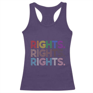 LGBTQ Trans Rights Racerback Tank Top Social Justice Equality Human Rights TS10 Purple Print Your Wear