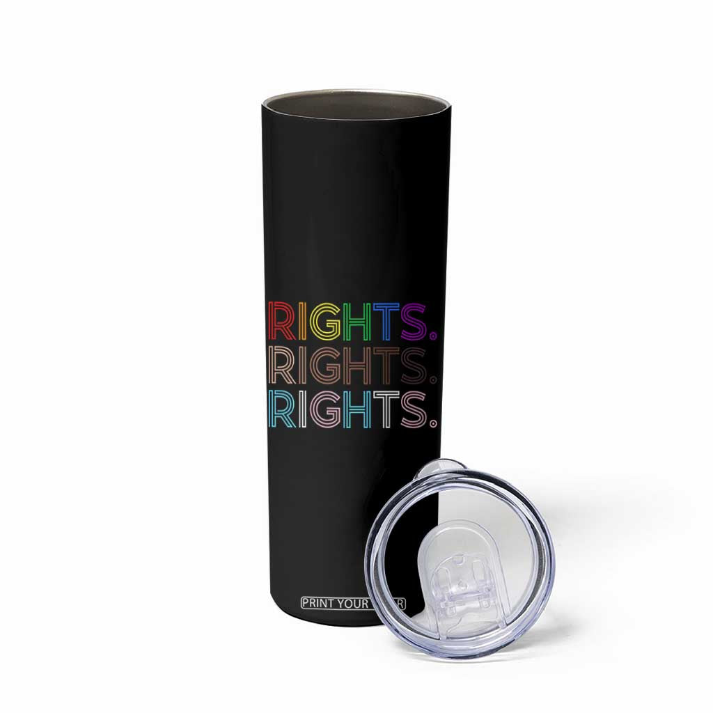 LGBTQ Trans Rights Skinny Tumbler Social Justice Equality Human Rights TS10 Print Your Wear