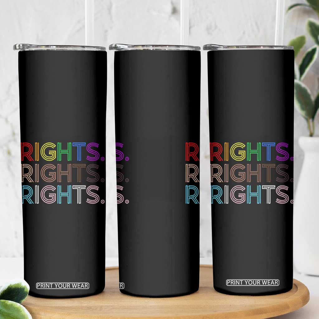LGBTQ Trans Rights Skinny Tumbler Social Justice Equality Human Rights TS10 Print Your Wear
