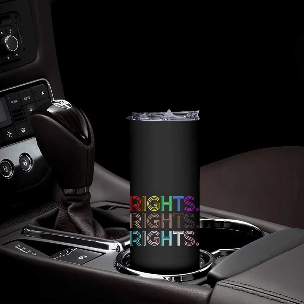 LGBTQ Trans Rights Skinny Tumbler Social Justice Equality Human Rights TS10 Print Your Wear