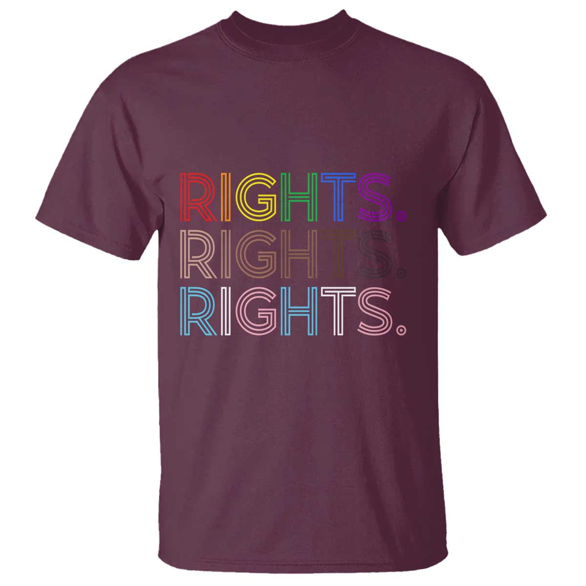 LGBTQ Trans Rights T Shirt Social Justice Equality Human Rights TS10 Maroon Print Your Wear