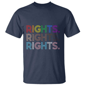 LGBTQ Trans Rights T Shirt Social Justice Equality Human Rights TS10 Navy Print Your Wear