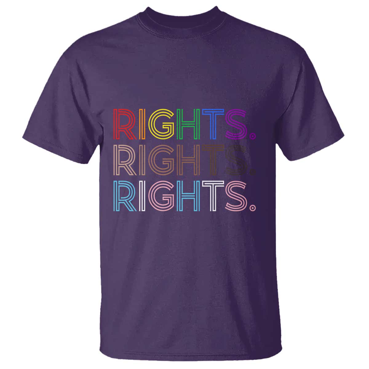 LGBTQ Trans Rights T Shirt Social Justice Equality Human Rights TS10 Purple Print Your Wear