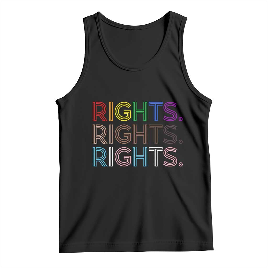 LGBTQ Trans Rights Tank Top Social Justice Equality Human Rights TS10 Black Print Your Wear