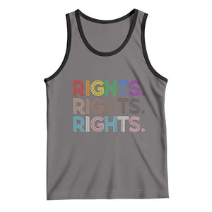 LGBTQ Trans Rights Tank Top Social Justice Equality Human Rights TS10 Deep Heather Black Print Your Wear