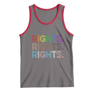 LGBTQ Trans Rights Tank Top Social Justice Equality Human Rights TS10 Deep Heather Red Print Your Wear