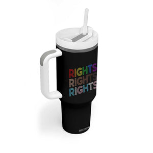LGBTQ Trans Rights Tumbler With Handle Social Justice Equality Human Rights TS10 Print Your Wear