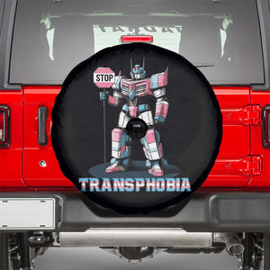 LGBTQ Trans Spare Tire Cover Stop Transphobia Trans Rights Social Justice TS10 Black Print Your Wear