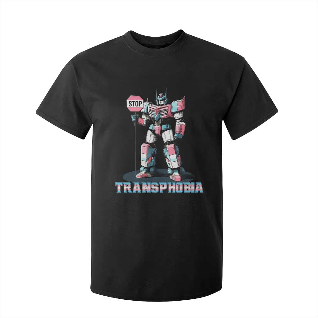 LGBTQ Trans T Shirt For Kid Stop Transphobia Trans Rights Social Justice TS10 Black Print Your Wear