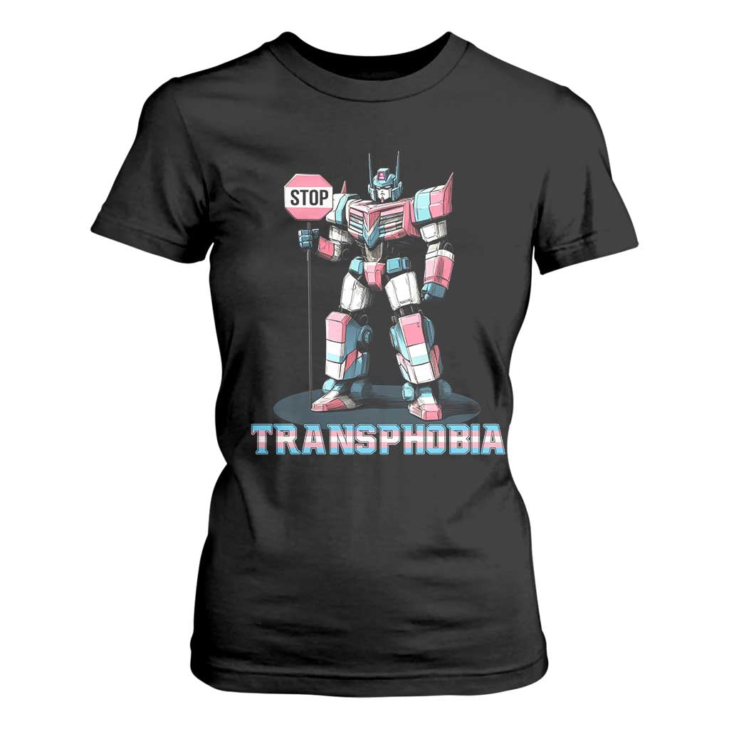 LGBTQ Trans T Shirt For Women Stop Transphobia Trans Rights Social Justice TS10 Black Print Your Wear