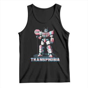 LGBTQ Trans Tank Top Stop Transphobia Trans Rights Social Justice TS10 Black Print Your Wear