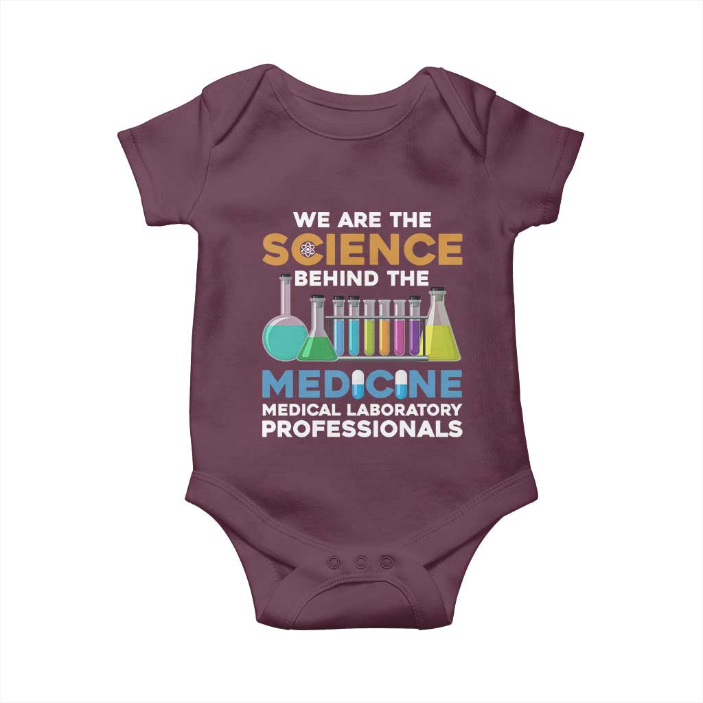 Lab Week Baby Onesie Funny Lab Techinician Medical Laboratory Science TS02 Maroon Print Your Wear