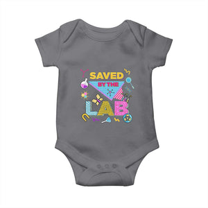 Lab Week Baby Onesie Saved By The Lab Retro Medical Laboratory Tech TS02 Charcoal Print Your Wear