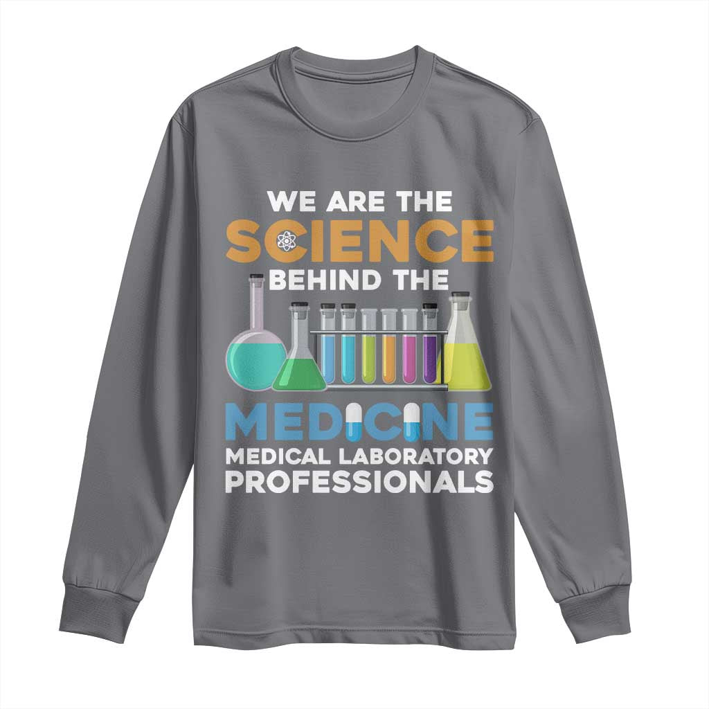 Lab Week Long Sleeve Shirt Funny Lab Techinician Medical Laboratory Science TS02 Charcoal Print Your Wear