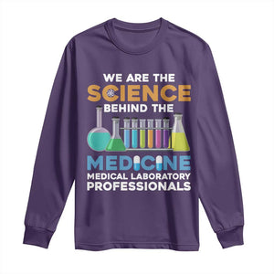 Lab Week Long Sleeve Shirt Funny Lab Techinician Medical Laboratory Science TS02 Purple Print Your Wear