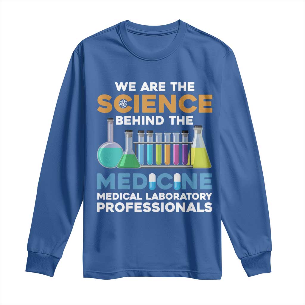 Lab Week Long Sleeve Shirt Funny Lab Techinician Medical Laboratory Science TS02 Royal Blue Print Your Wear